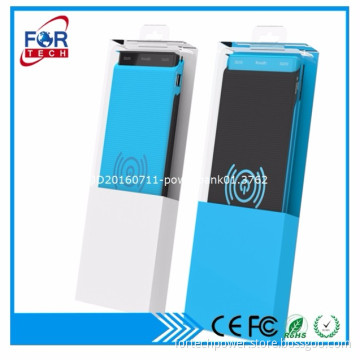 Newest Technology Functional 3 Connectors wireless charger 10000mah in 2017